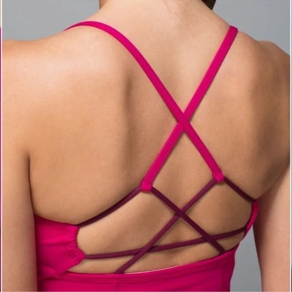Lululemon Dancing Warrior Tank Jewelled Magenta size 8 - Picture 7 of 8